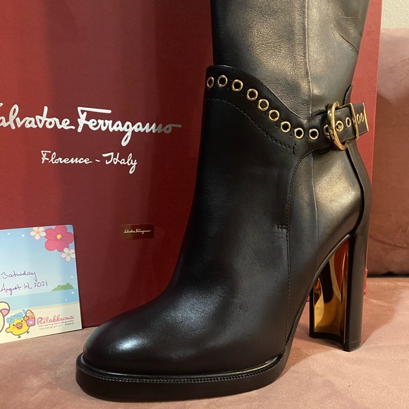 NADIX Salvatore Ferragamo Heel Boots - Picture 8 of 11
